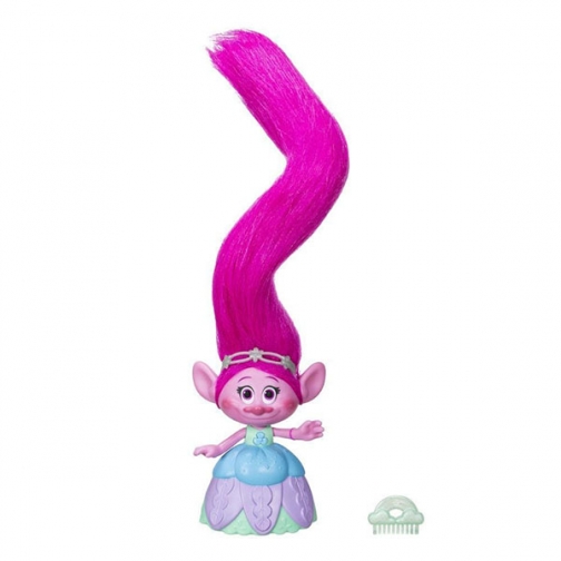 Кукла Hasbro Trolls Hasbro Trolls C1305 Тролли Поппи с супер длинными поднимающимися волосами 37605363
