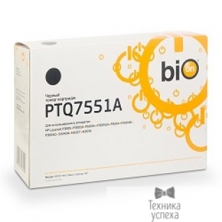 Bion Cartridge Bion Q7551A Картридж для HP LJ P3005/M3027mpf/M3035mpf, 6 500 страниц Бион