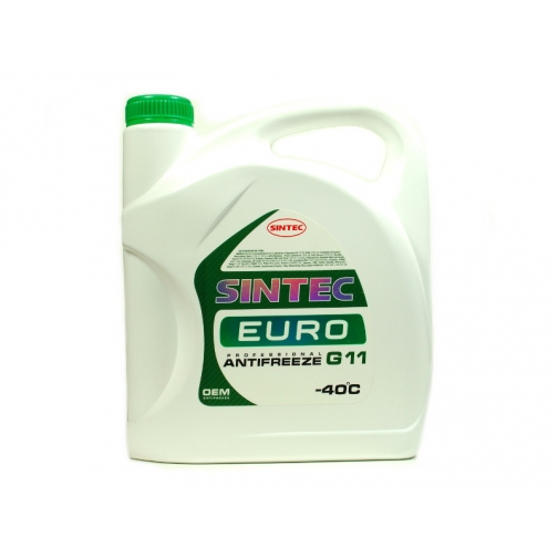 Антифриз Sintoil Euro -40 зеленый G11 5кг 37963800