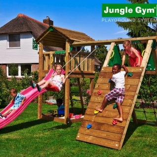 Jungle Gym Детский игровой комплекс Jungle Gym Cottage + Climb