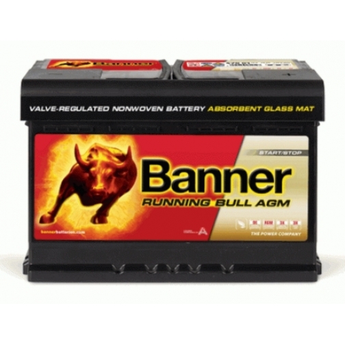 Аккумулятор легковой Banner Running Bull AGM 57001 70 Ач 37900299