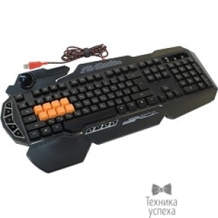 A-4Tech Keyboard A4Tech Bloody B318 Black USB Multimedia Gamer LED (подставка для запястий) 326276