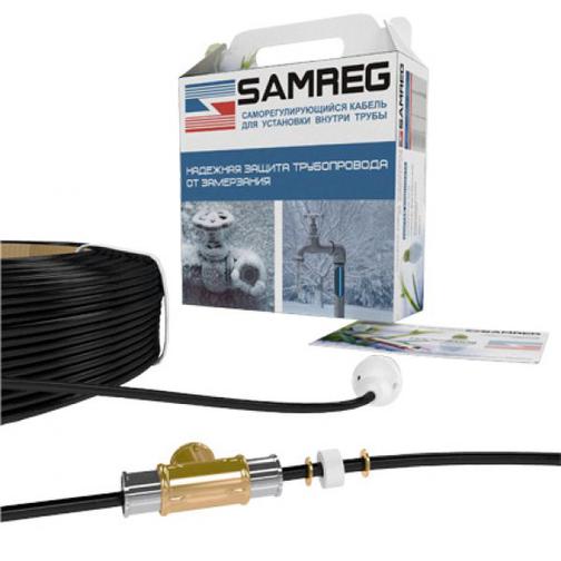 Комплект кабеля Samreg 17HTM-2CT (16м) 17Вт для обогрева труб внутри 42675657