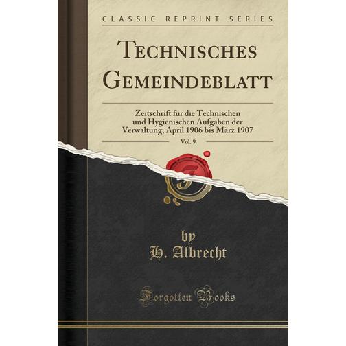 Technisches Gemeindeblatt, Vol. 9 40782885