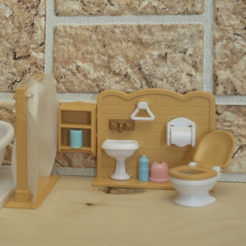 Набор кукольной мебели для ванной Happy Family с аксессуарами Junfa Toys 37712381 6
