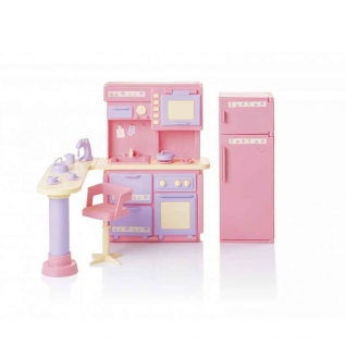 Игровой набор "Кухня" - Маленькая принцесса, розовый Завод Огонек
