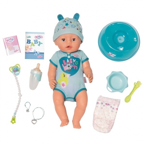 Интерактивная кукла Baby Born - Мальчик, 43 см Zapf Creation 37726773
