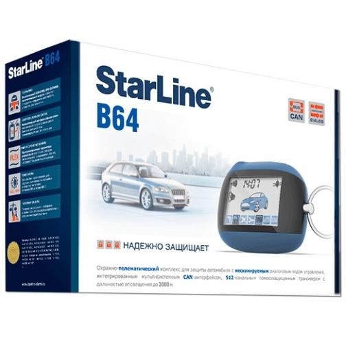 Автосигнализация StarLine B64 2CAN Slave 6038647