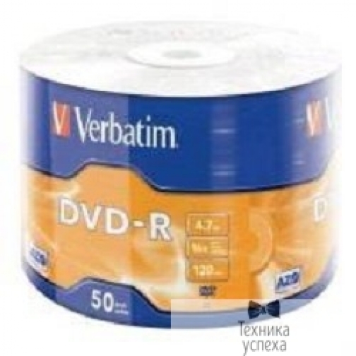 Verbatim Verbatim Диски DVD-R 4.7Gb, 16-x Data Life (50 шт) (43791) 5802818
