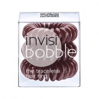 Invisibobble Резинка-браслет для волос Chocolate Brown 3 шт., цвет: коричневый