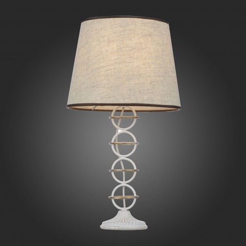 Настольная лампа St Luce Белый с позолотой/Белый E14 1*40W 37396724 1