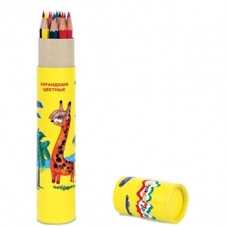 Набор цветных карандашей "Жирафик" Каляка-Маляка