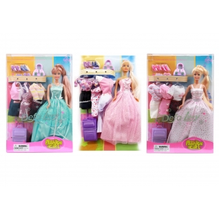 Кукла Fashion Girl - Люси с гардеробом и аксессуарами Defa Lucy