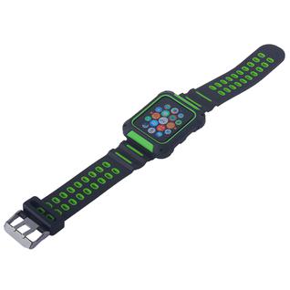 Ремешок COTEetCI W31 PC&Silicone Band Suit (WH5252-BG) для Apple Watch 42мм Черно-Зеленый
