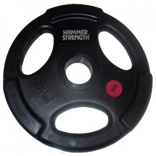 Hammer  Диск олимпийский черный HAMMER STRENGTH HS-5