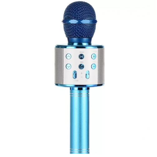 Беспроводной караоке-микрофон с колонкой и bluetooth WS-858 Rose Gold Караоке микрофон с колонкой ws-858 No name 37904673 3
