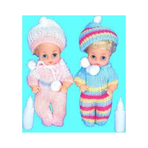 Набор Sweet Baby с двумя пупсами в вязаной одежде, 17 см Shenzhen Toys 37720367 1
