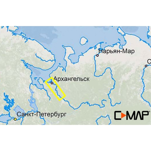 Карта C-MAP RS-N517 - Северная Двина низовье C-MAP 6452764
