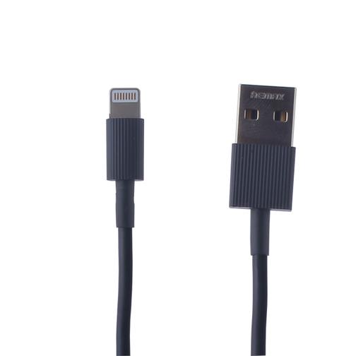 USB дата-кабель Remax Chaino Series Cable (RC-120i) LIGHTNING 2.1A круглый (1.0 м) Черный 42531905