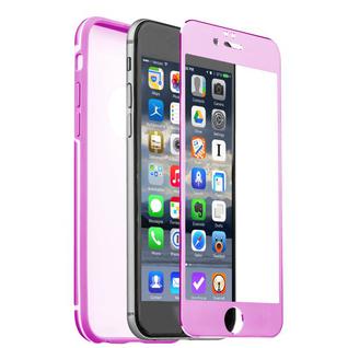 Чехол&стекло iBacks Ares Series Protection Suit для iPhone 6s Plus (5.5) - Conqueror (ip60163) Pink Розовый