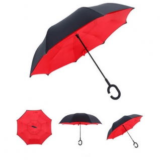 Зонт наоборот Up Brella красный