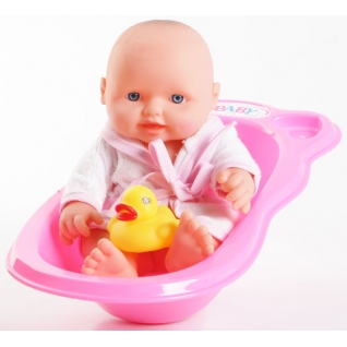Пупс Baby в ванночке с утенком Shenzhen Toys