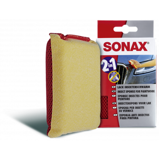 sonax универсальная мягкая губка для удаления насекомых двухстороняя
