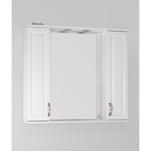 Зеркальный шкаф Style Line Олеандр-2 90/С, белый 42403509