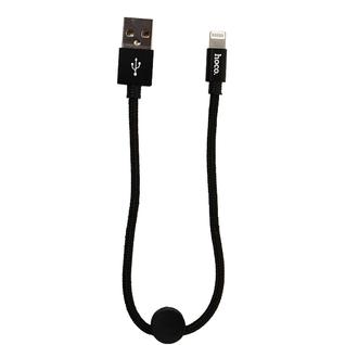 USB дата-кабель Hoco X35 Premium charging data cable for Lightning (0.25м) (2.4A) Черный