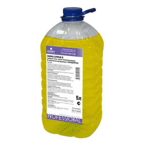 Жидкое гель-мыло эконом-класса PROSEPT Diona Citrus E 5л ПЭТ (144-5/5) 42645904