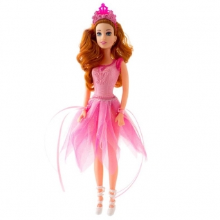 Кукла "Балерина" - Рыжая в розовом платье, 28 см ABtoys