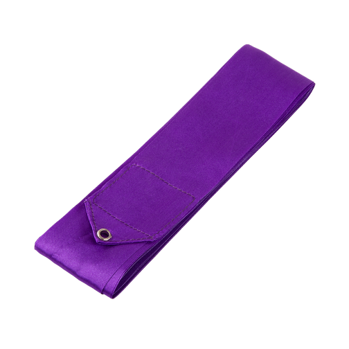 Лента для художественной гимнастики Amely Agr-201 4м, с палочкой 46 см, фиолетовый 42219467