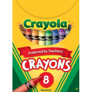 Восковые мелки, 8 цветов Crayola