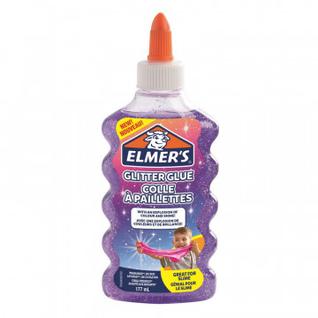 Клей для слаймов ELMERS с фиолетовыми блестками, 177 мл (1 слайм), 2077253