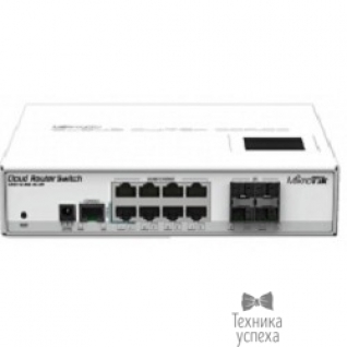 Mikrotik MikroTik CRS112-8G-4S-IN Коммутатор Cloud Router Switch управляемый 8 портов 10/100/1000Mbps
