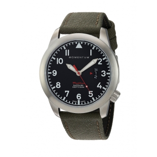 Часы Momentum Flatline Field (сапфировое стекло, кордура) Momentum by St. Moritz Watch Corp