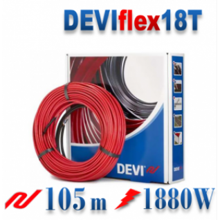 Нагревательный кабель Devi Deviflex 18Т, 105 м