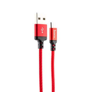USB дата-кабель Hoco X14 Times speed MicroUSB (1.0 м) Красный