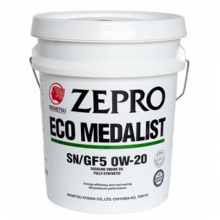 Моторное масло IDEMITSU ZEPRO ECO MEDALIST SN/GF5 0W20 / Масло моторное синтетическое 20л