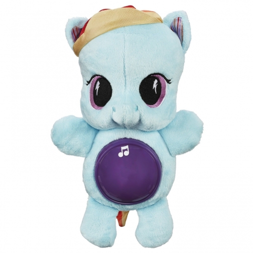Мягкая плюшевая пони Playskool My Little Pony - Рейнбоу Дэш (свет, звук) Hasbro 37711233