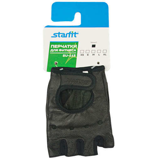 Перчатки для фитнеса Starfit Su-115, черные размер S 42286811 2