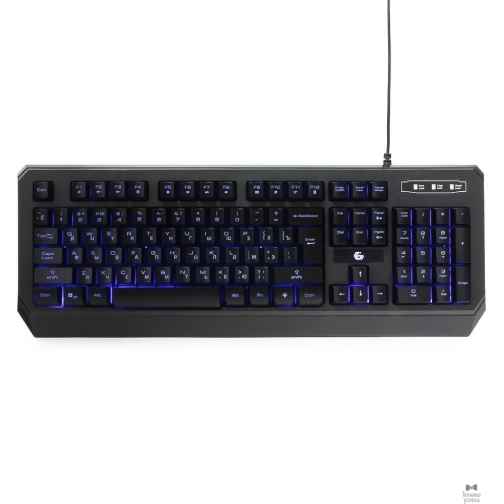Gembird Клавиатура игровая Gembird KB-G20L черный USB 104 клавиши, подсветка синяя, FN клавиши, кабель 1.75м 8947139