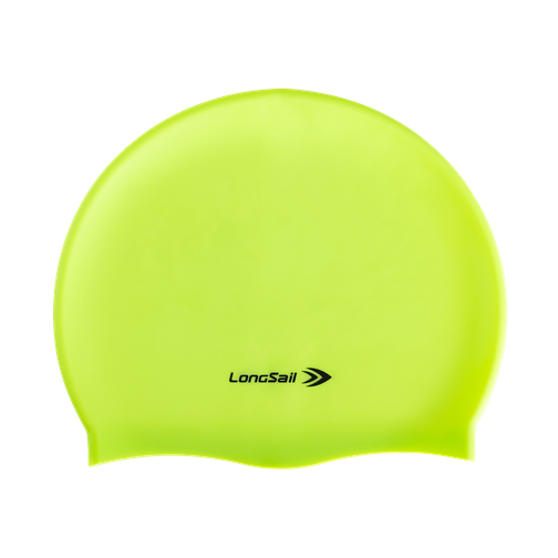 Шапочка для плавания, силикон, зеленый Longsail 42219651 1