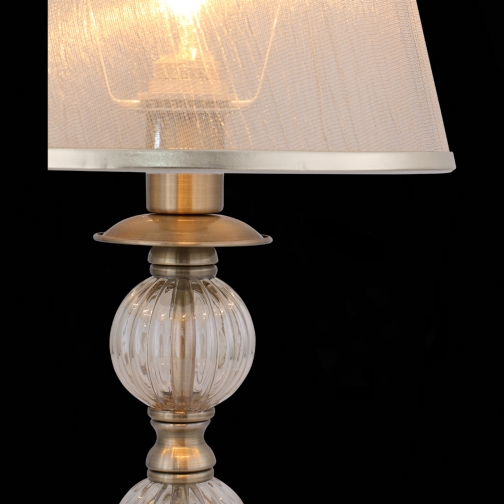 Настольная лампа St Luce Бронза, Прозрачный/Бежевый, Бронза E14 1*40W 37397030 2