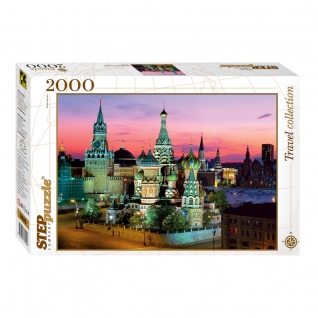 Пазл Travel Collection - Собор Василия Блаженного, 2000 элементов Step Puzzle