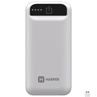 Harper Harper Аккумулятор внешний портативный PB-2605 White(5 000 мАч; Тип батареи: Li-Ion; Фонарик; LED индикатор уровня заряда; Вход: 5В/1А; Выход USB 1: 5В/1)