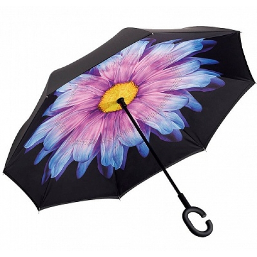 Обратный зонт наоборот Антизонт Sky Flower Umbrella 37697865