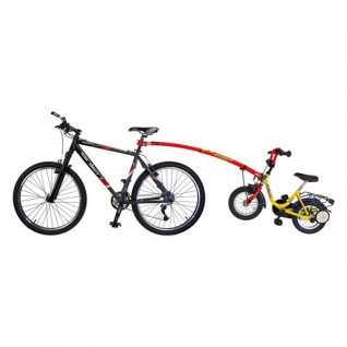 Прицепное устройство детского велосипеда к взрослому TrailGator (красное) (+ Антисептик-спрей для рук в подарок!) Peruzzo