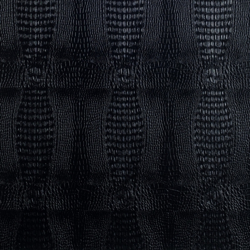 Кожаные панели 2D ЭЛЕГАНТ Crocodile (черный) основание ХДФ, 1200*1350 мм, на самоклейке 6768794
