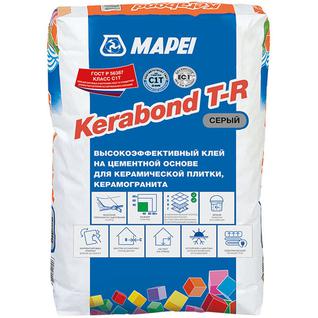 МАПЕЙ Керабонд Т-Р клей для плитки и керамогранита (25кг) серый / MAPEI Kerabond T-R клей для плитки и керамогранита (25кг) серый Мапей